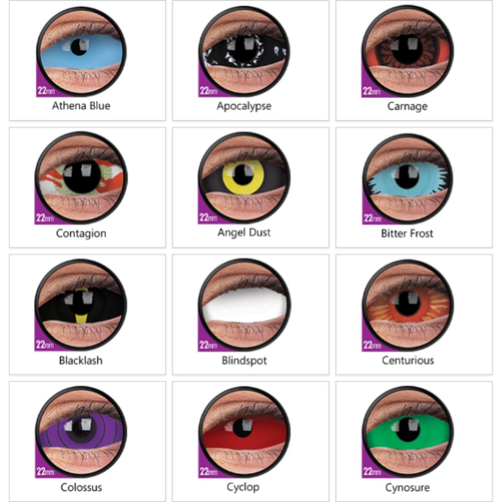 Colourvue Crazy 6 months 22mm Sclera Lens