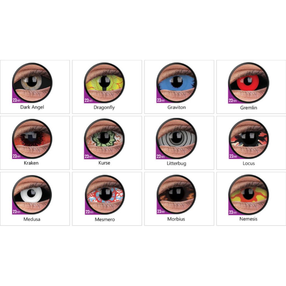 Colourvue Crazy 6 months 22mm Sclera Lens