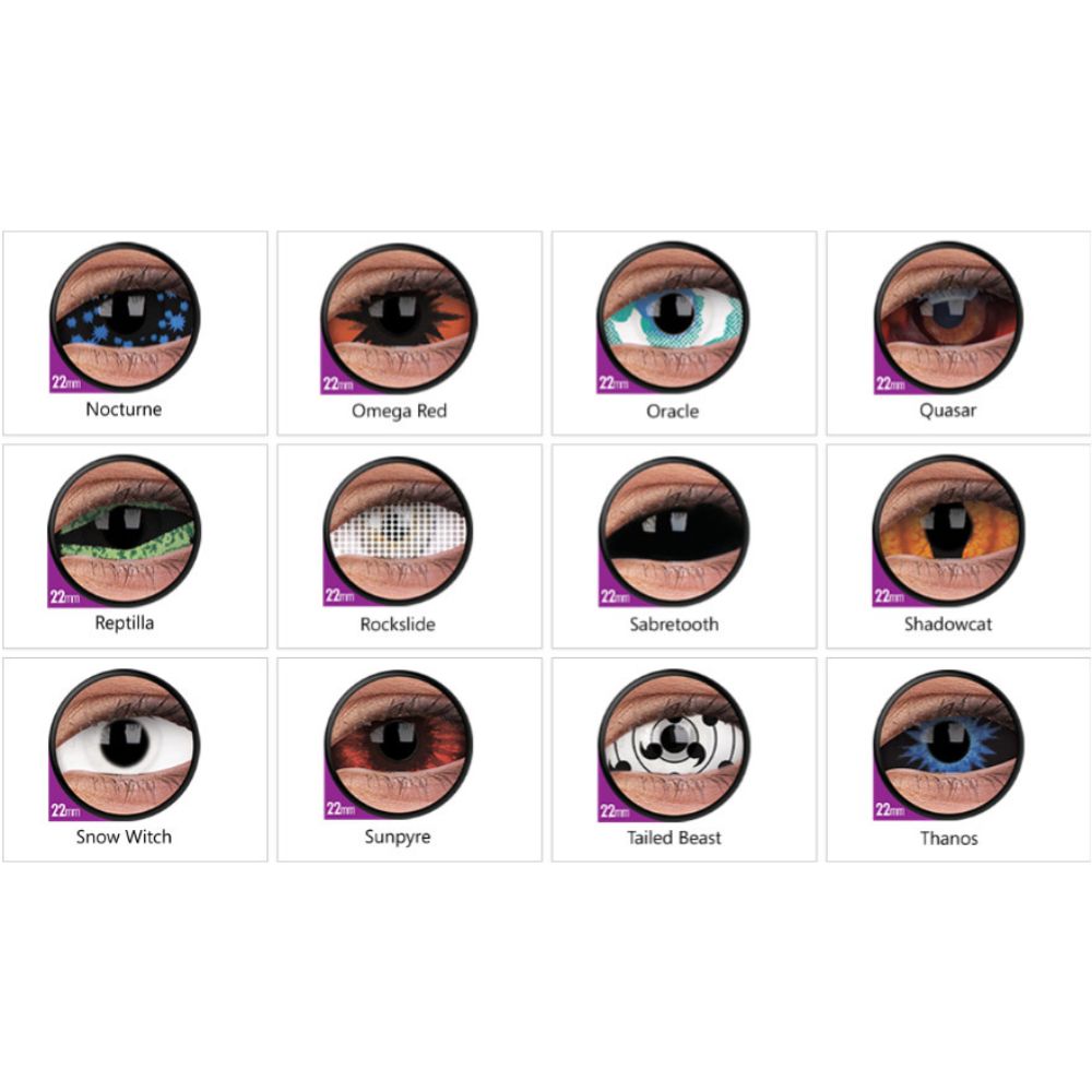 Colourvue Crazy 6 months 22mm Sclera Lens