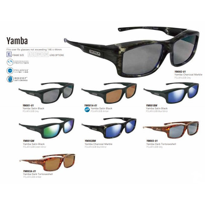 Yamba Blue Marble Polarvue blue mirror - Jonathan Paul Eyewear