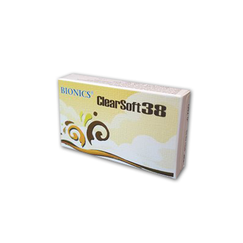 Bionics Clear Soft 38 Monthly 6 Lenses Large