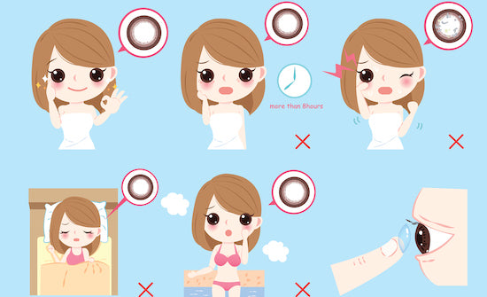 5 category of contact lens care problem