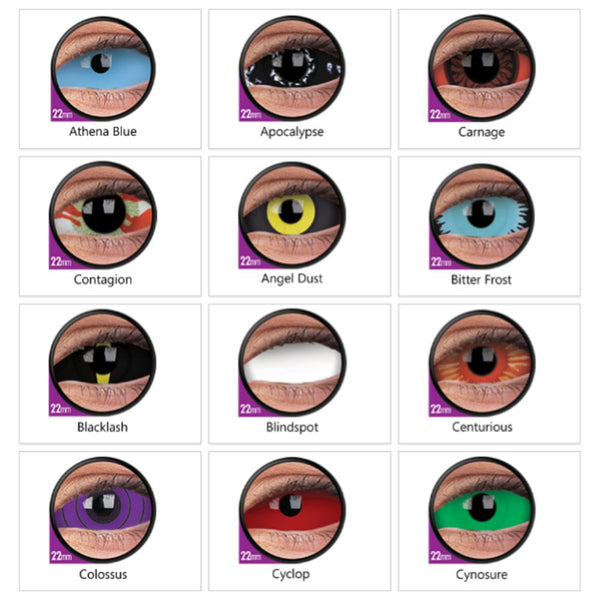 Colourvue Crazy 6 months 22mm Sclera Lens