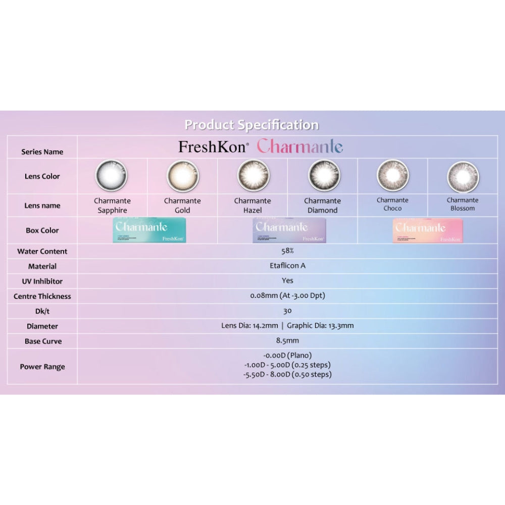 Freshkon Colors Fusion Charmante 1-Day 10 Lenses