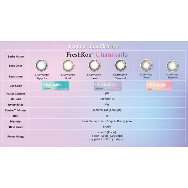Freshkon Colors Fusion Charmante 1-Day 10 Lenses