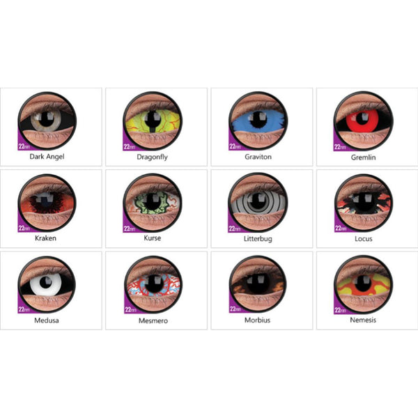 Colourvue Crazy 6 months 22mm Sclera Lens
