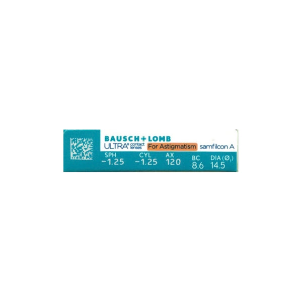Bausch and Lomb Ultra Astigmatism 6 Lenses