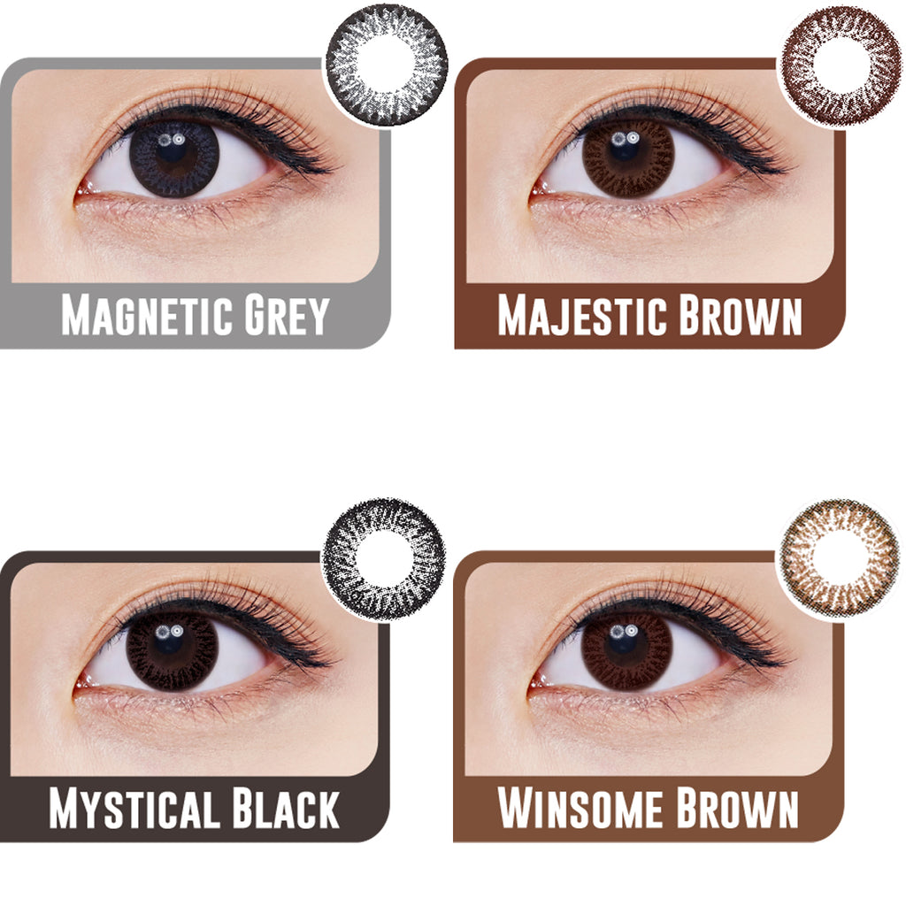 Freshkon Alluring Eyes Monthly 2 lenses Lenses Color examples