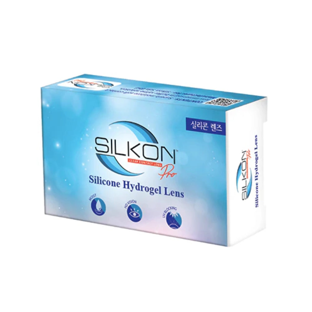 Silkon Pro Silicone Hydrogel Clear Monthly 2 Lenses