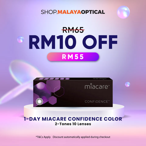 1-Day MiaCare Confidence Color 2-Tones 10 Lenses