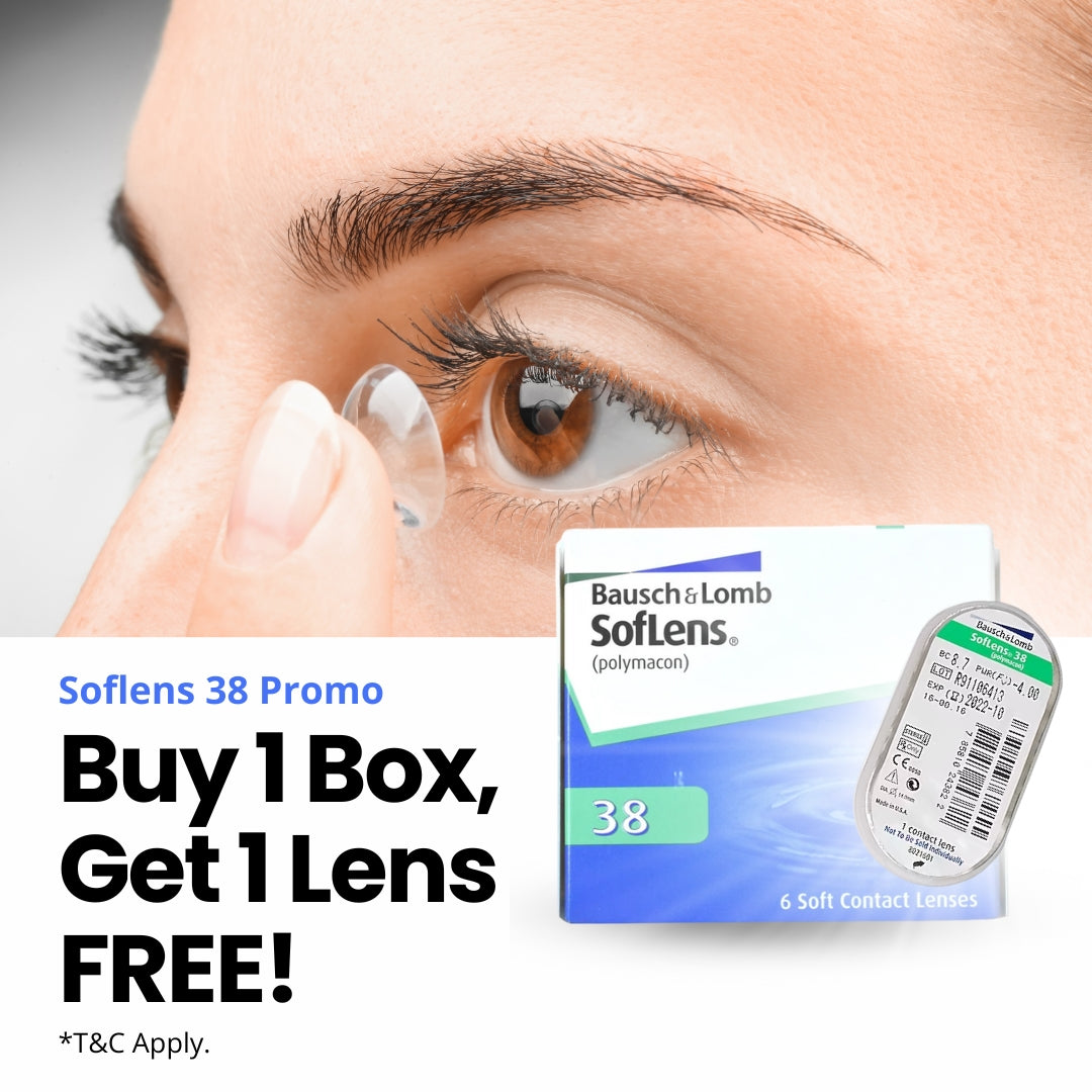 [ 🎁 Free Gift ] 1 piece of Soflens 38