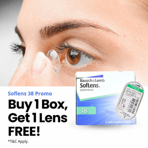 [ 🎁 Free Gift ] 1 piece of Soflens 38