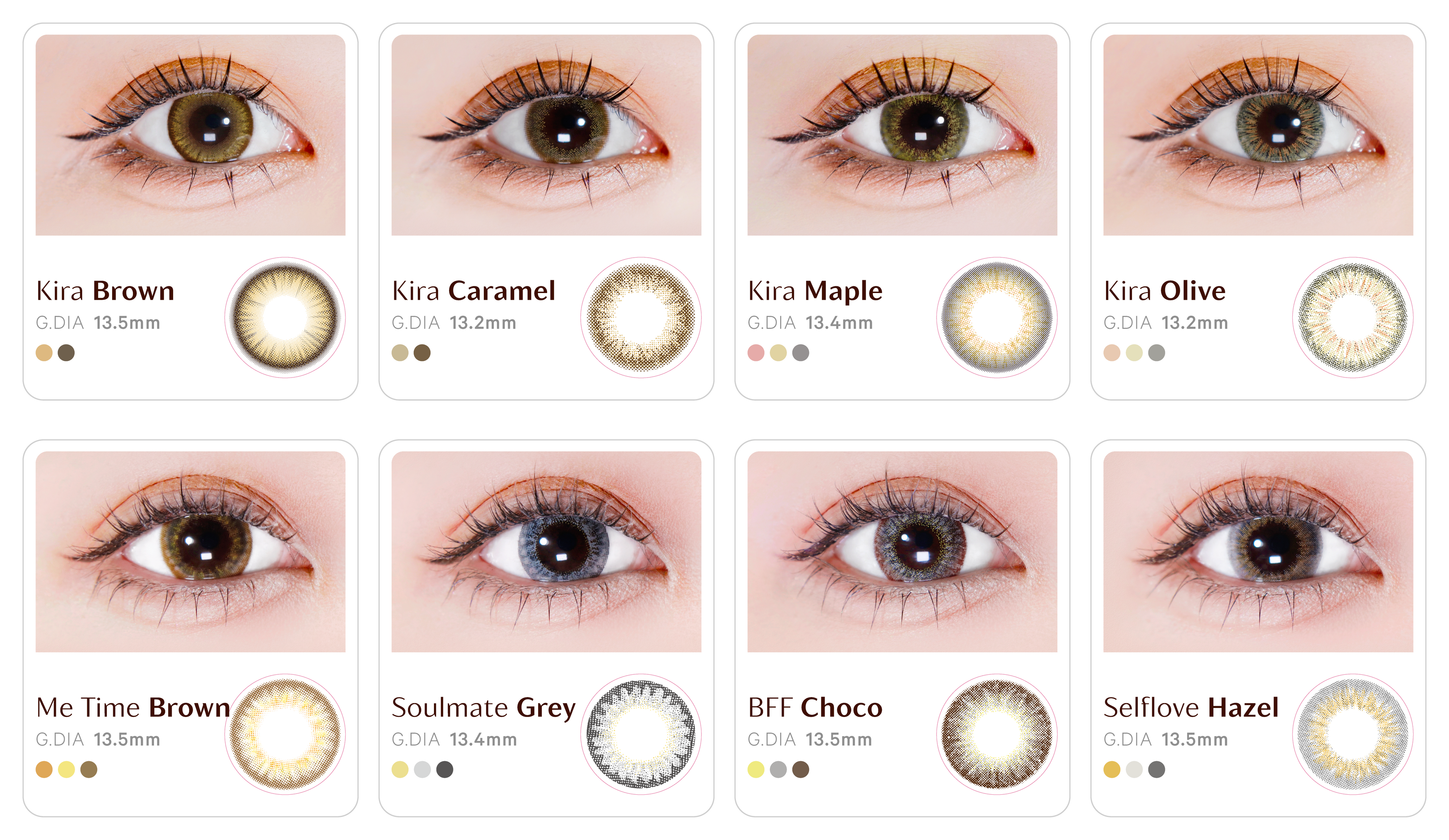 Horien Kira Kira Color Lens Monthly 1 Lens