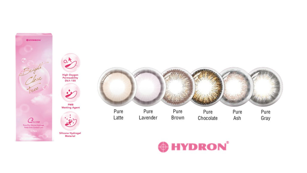 Horien Hydron Pure Plus Silicone Hydrogel 1 Day Color Contact Lens 10pcs