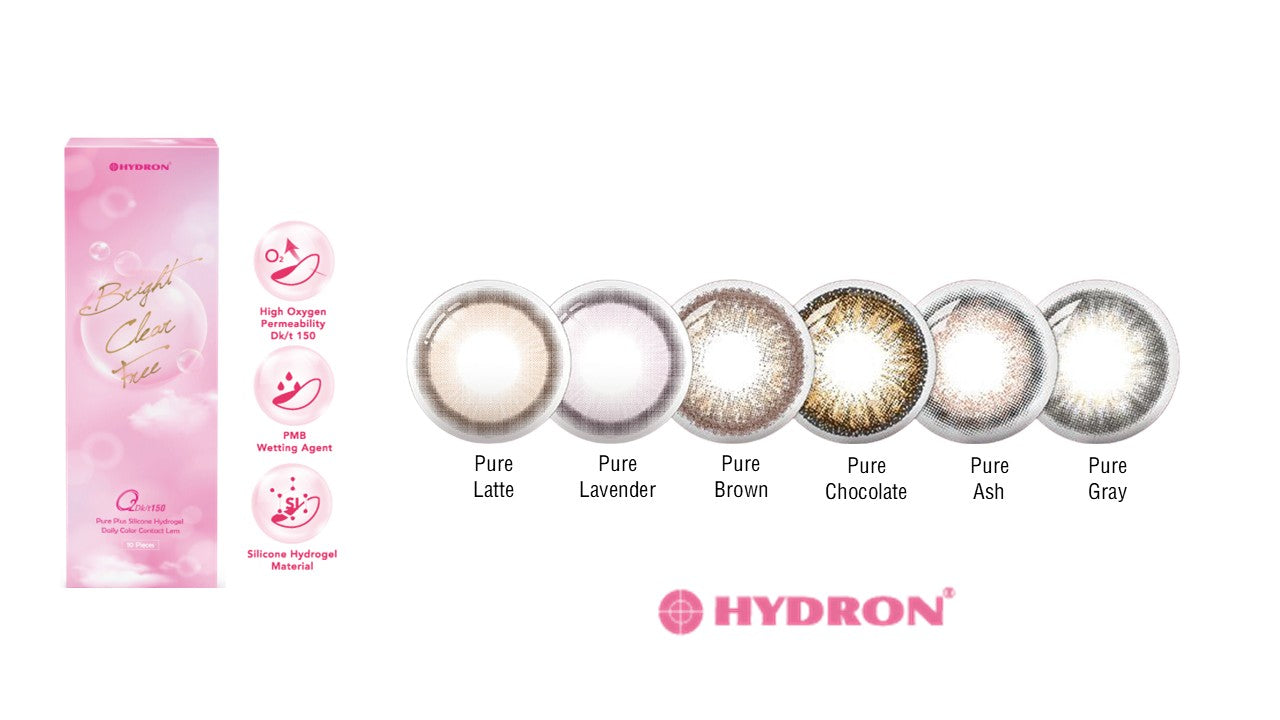 Horien Hydron Pure Plus Silicone Hydrogel 1 Day Color Contact Lens 10pcs