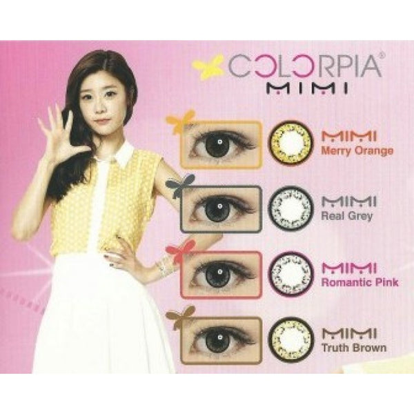 Colorpia Mimi 2 Lenses Colour Chart