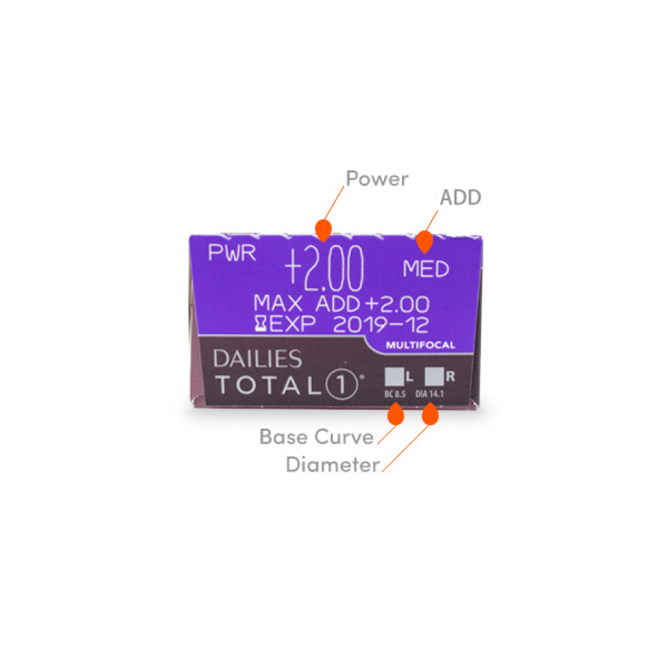Dailies Total 1 Mutifocal 30 Lenses Thumbnail