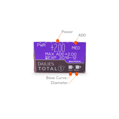 Dailies Total 1 Mutifocal 30 Lenses Thumbnail