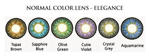 Blincon Elegance 3 Months 2 Lenses Colour Chart