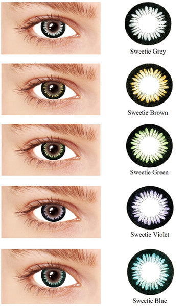 Blincon Sweetie Monthly 2 Lenses Colour Chart