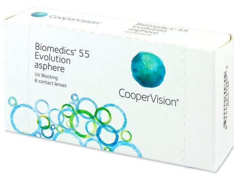 Biomedics 55 Evolution Monthly 6 Lenses