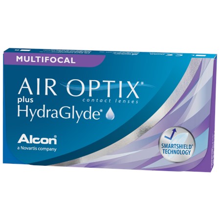 Air Optix Plus Aqua Multifocal Hydraglyde Monthly 3 Lenses