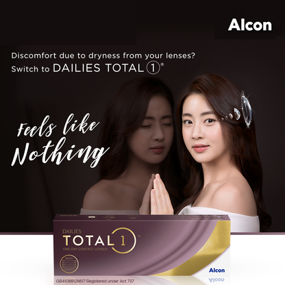 Dailies Total 1 30 Lenses (APPLICABLE FOR MALAYSIA ONLY)