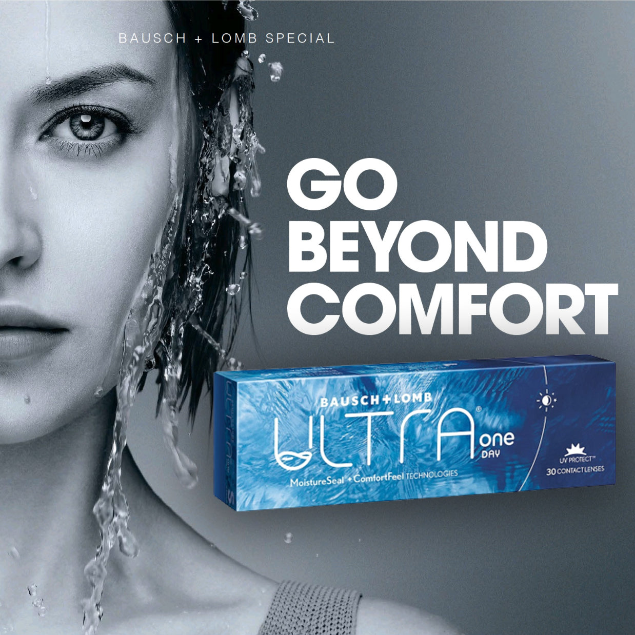 Bausch+Lomb Ultra Daily 30 Lenses | Comfortable Daily Contacts – Malaya Optical