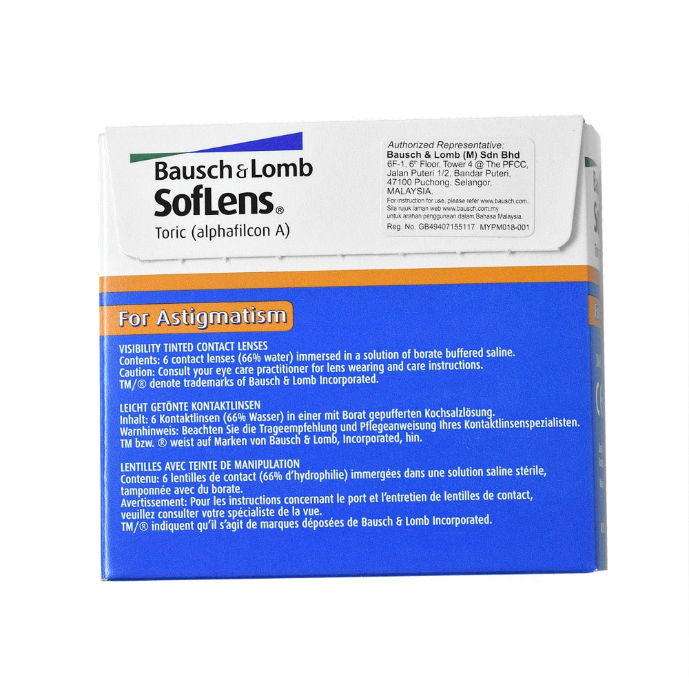 SofLens Toric 6 Lenses