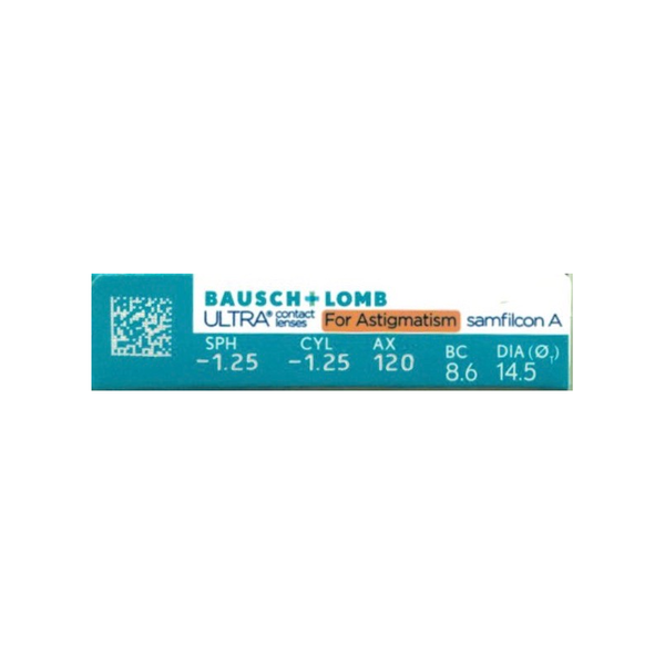 Bausch and Lomb Ultra Astigmatism 6 Lenses